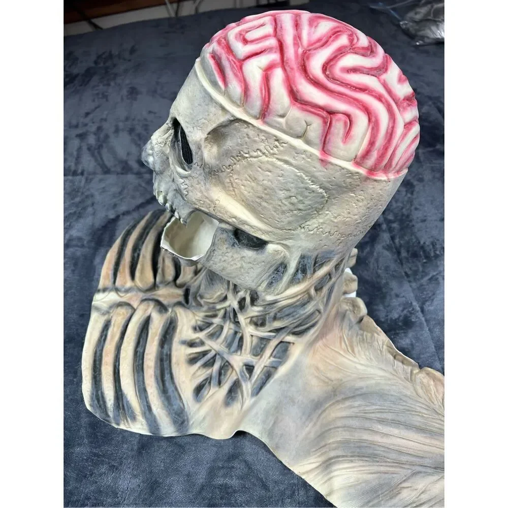 Halloween latex mask skeleton ￼‎